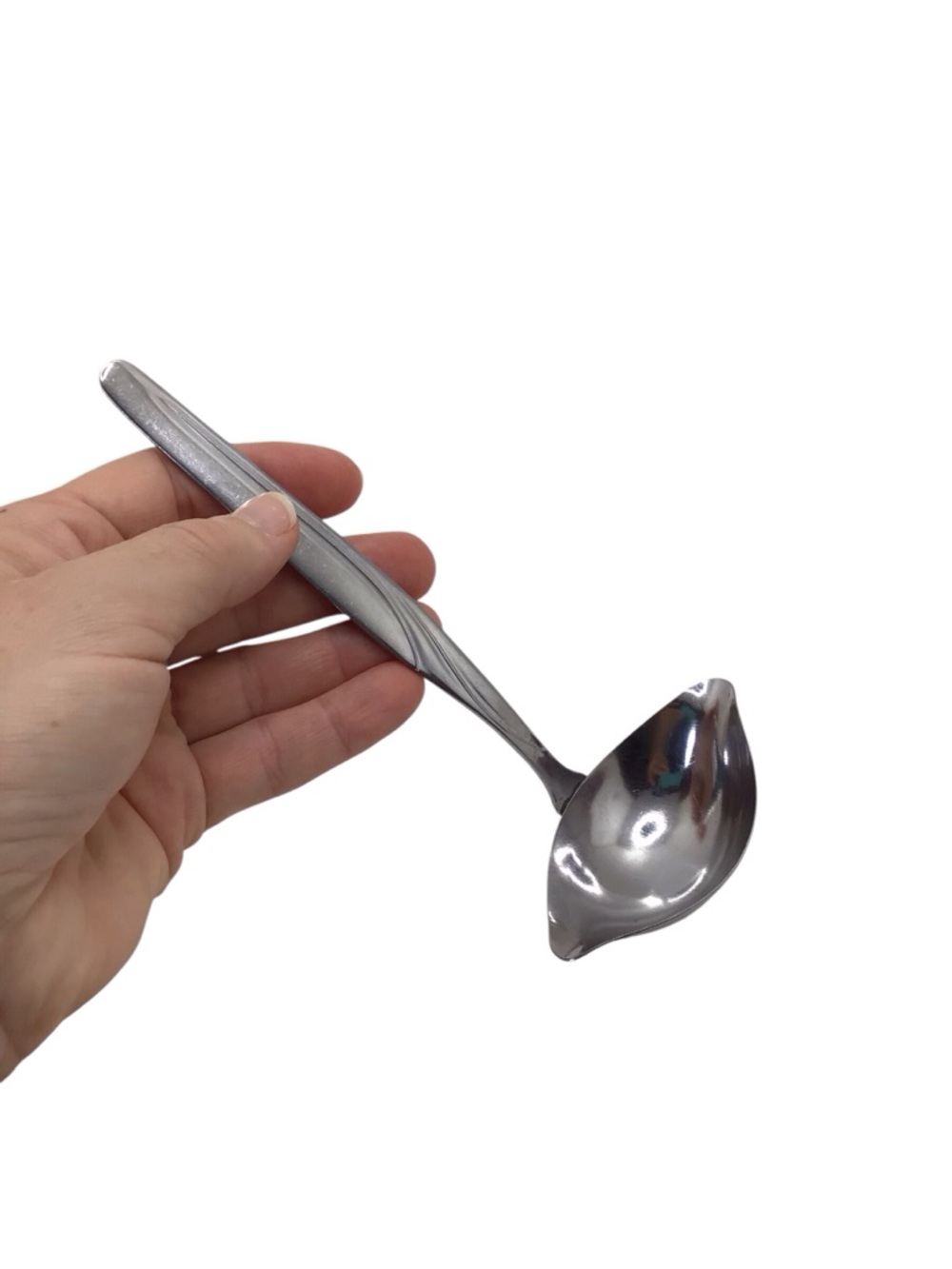 Vintage Rostfrei Germany Gravy Ladle 7” Stainless Steel Sauce Spoon.
